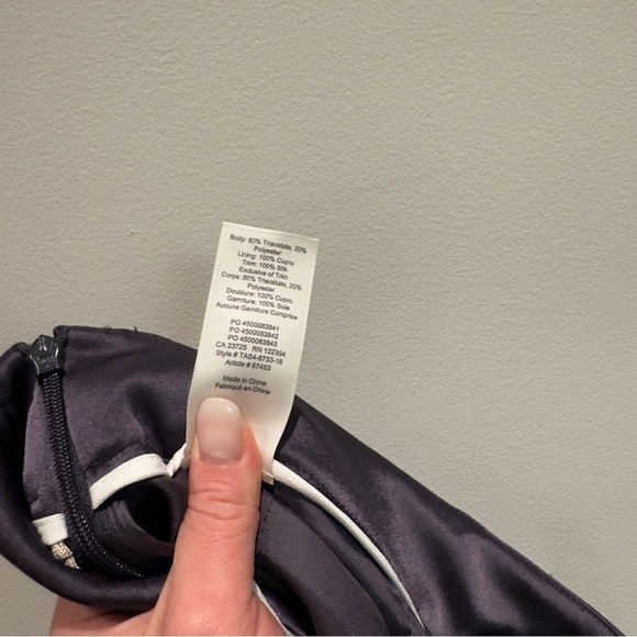 Aritzia Wilfred Clarisse Satin Wide Leg Trouser Pants Size 2 - Picture 10 of 10